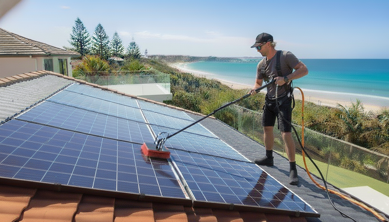 Solar Panel Cleaning Byron Bay - Haus Lab Co Professional Solar Panel Maintenance